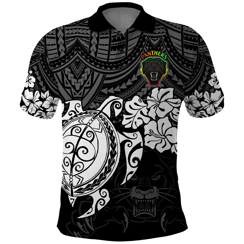 custom-panthers-rugby-polo-shirt-penrith-hibiscus-and-turtle-with-polynesian-pattern