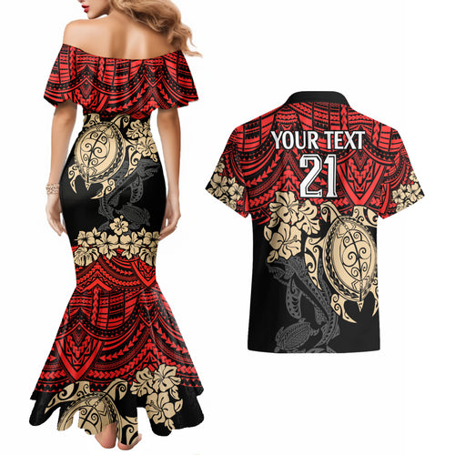 custom-dolphins-rugby-couples-matching-mermaid-dress-and-hawaiian-shirt-reddy-hibiscus-and-turtle-with-polynesian-pattern