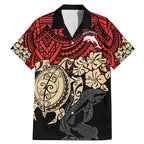 custom-dolphins-rugby-family-matching-mermaid-dress-and-hawaiian-shirt-reddy-hibiscus-and-turtle-with-polynesian-pattern