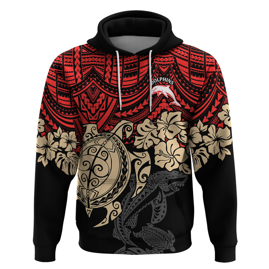 custom-dolphins-rugby-hoodie-reddy-hibiscus-and-turtle-with-polynesian-pattern