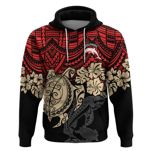 custom-dolphins-rugby-hoodie-reddy-hibiscus-and-turtle-with-polynesian-pattern