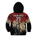 custom-dolphins-rugby-kid-hoodie-reddy-hibiscus-and-turtle-with-polynesian-pattern
