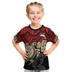 custom-dolphins-rugby-kid-t-shirt-reddy-hibiscus-and-turtle-with-polynesian-pattern