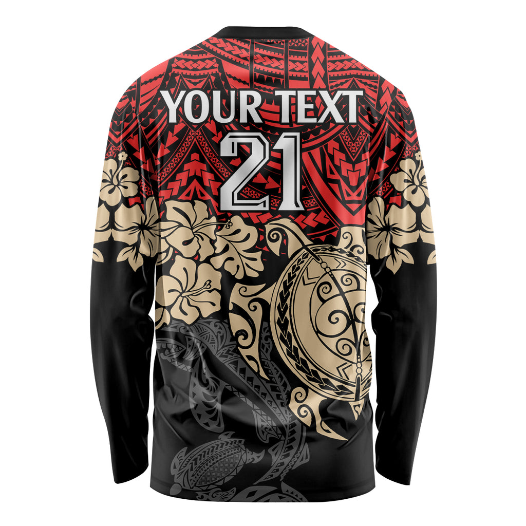 custom-dolphins-rugby-long-sleeve-shirt-reddy-hibiscus-and-turtle-with-polynesian-pattern