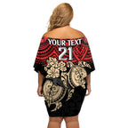 custom-dolphins-rugby-off-shoulder-short-dress-reddy-hibiscus-and-turtle-with-polynesian-pattern