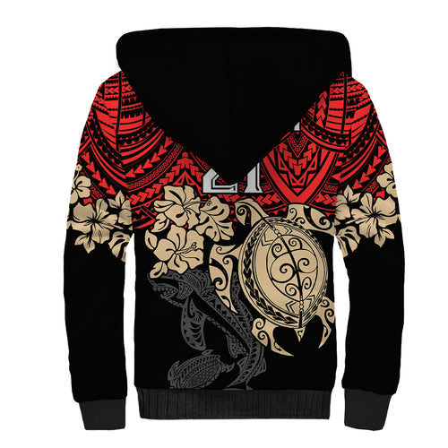 custom-dolphins-rugby-sherpa-hoodie-reddy-hibiscus-and-turtle-with-polynesian-pattern