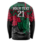 custom-rabbitohs-rugby-long-sleeve-shirt-bunnies-hibiscus-and-turtle-with-polynesian-pattern