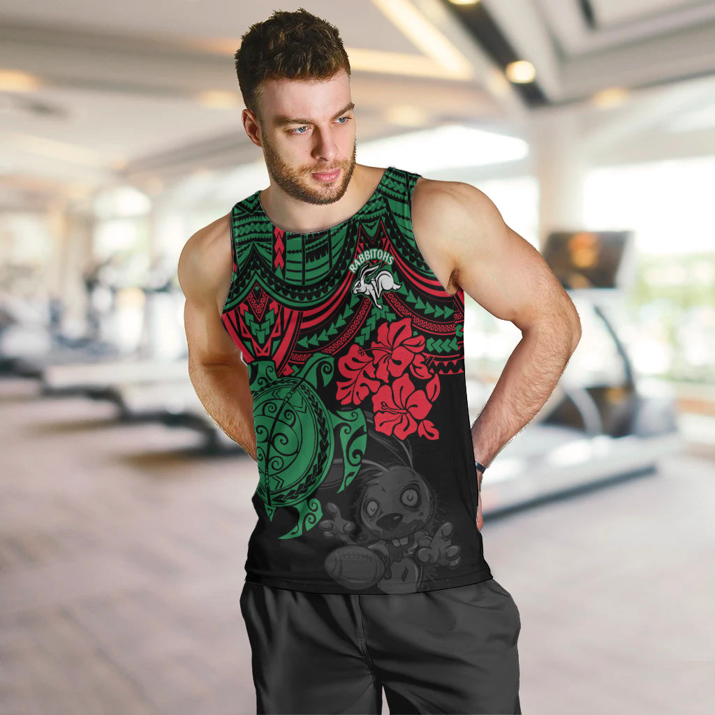 custom-rabbitohs-rugby-men-tank-top-bunnies-hibiscus-and-turtle-with-polynesian-pattern