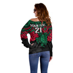 custom-rabbitohs-rugby-off-shoulder-sweater-bunnies-hibiscus-and-turtle-with-polynesian-pattern