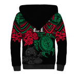 custom-rabbitohs-rugby-sherpa-hoodie-bunnies-hibiscus-and-turtle-with-polynesian-pattern