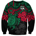custom-rabbitohs-rugby-sweatshirt-bunnies-hibiscus-and-turtle-with-polynesian-pattern