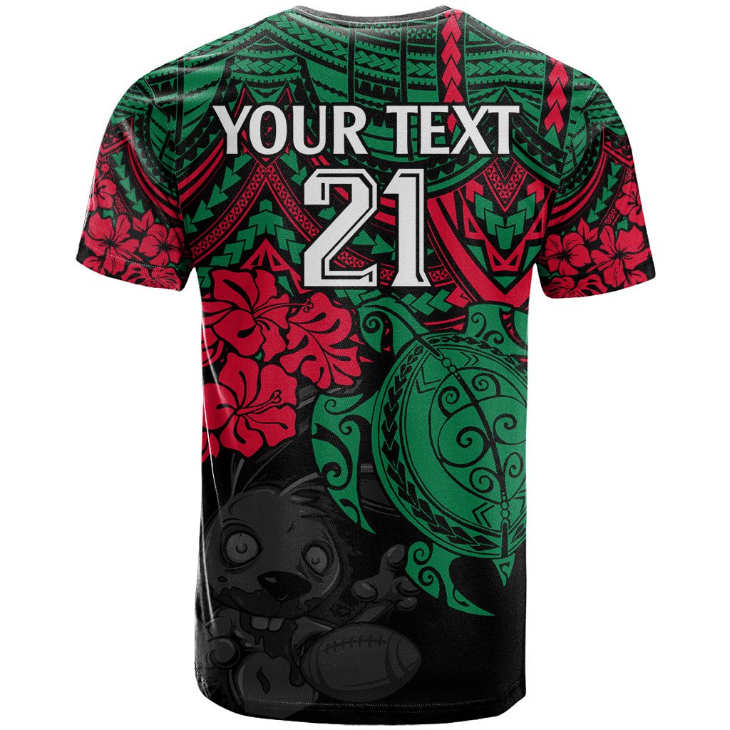 custom-rabbitohs-rugby-t-shirt-bunnies-hibiscus-and-turtle-with-polynesian-pattern