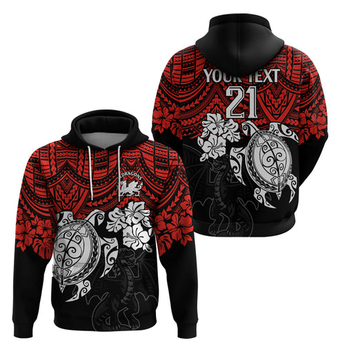 custom-dragons-rugby-hoodie-red-v-hibiscus-and-turtle-with-polynesian-pattern