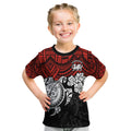 custom-dragons-rugby-kid-t-shirt-red-v-hibiscus-and-turtle-with-polynesian-pattern