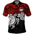 custom-dragons-rugby-polo-shirt-red-v-hibiscus-and-turtle-with-polynesian-pattern
