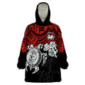 custom-dragons-rugby-wearable-blanket-hoodie-red-v-hibiscus-and-turtle-with-polynesian-pattern