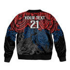 custom-roosters-rugby-bomber-jacket-sydney-hibiscus-and-turtle-with-polynesian-pattern