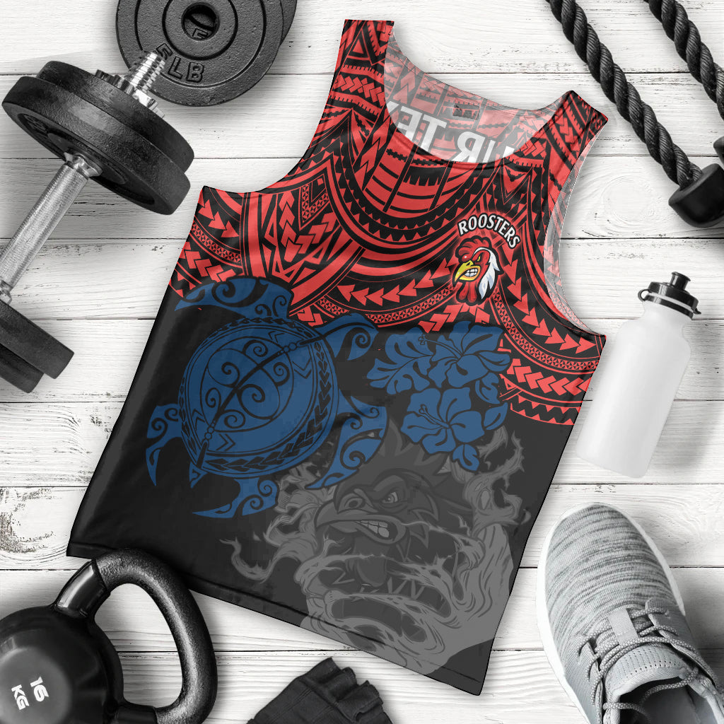 custom-roosters-rugby-men-tank-top-sydney-hibiscus-and-turtle-with-polynesian-pattern