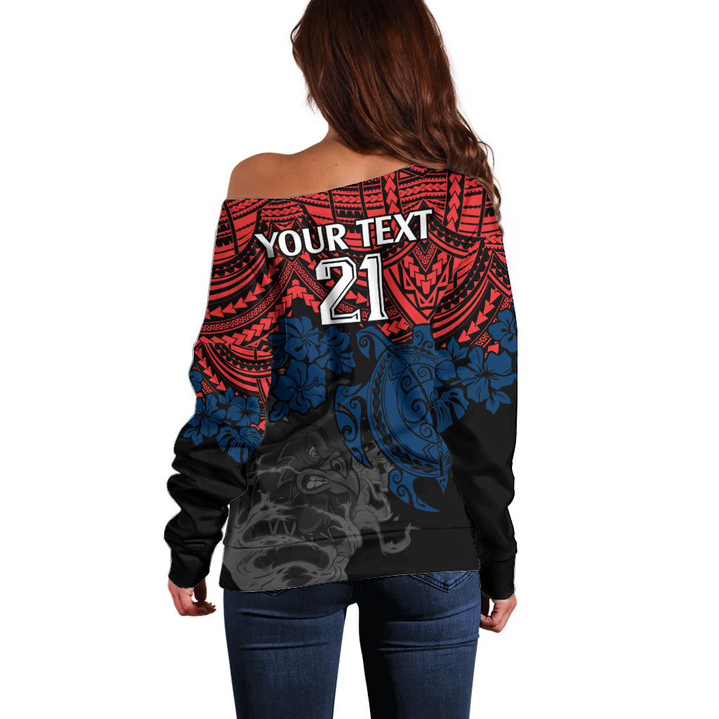 custom-roosters-rugby-off-shoulder-sweater-sydney-hibiscus-and-turtle-with-polynesian-pattern