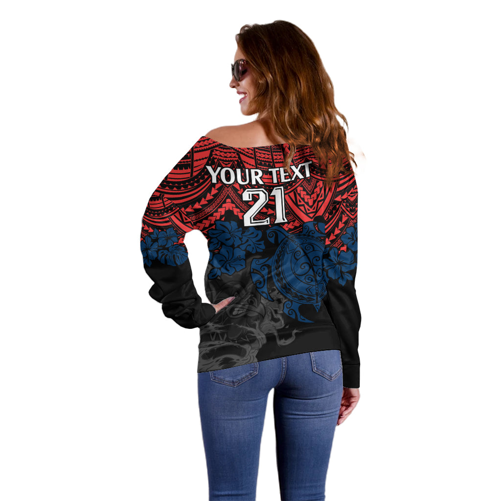 custom-roosters-rugby-off-shoulder-sweater-sydney-hibiscus-and-turtle-with-polynesian-pattern