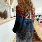 custom-roosters-rugby-women-casual-shirt-sydney-hibiscus-and-turtle-with-polynesian-pattern