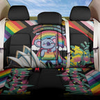 Aussia Pride Month Rainbow Koala Back Car Seat Cover