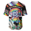 Aussia Pride Month Rainbow Koala Baseball Jersey