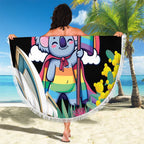 Aussia Pride Month Rainbow Koala Beach Blanket