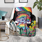 Aussia Pride Month Rainbow Koala Blanket