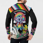 Aussia Pride Month Rainbow Koala Button Sweatshirt