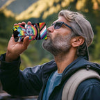 Aussia Pride Month Rainbow Koala 4 in 1 Can Cooler Tumbler