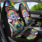 Aussia Pride Month Rainbow Koala Car Seat Cover
