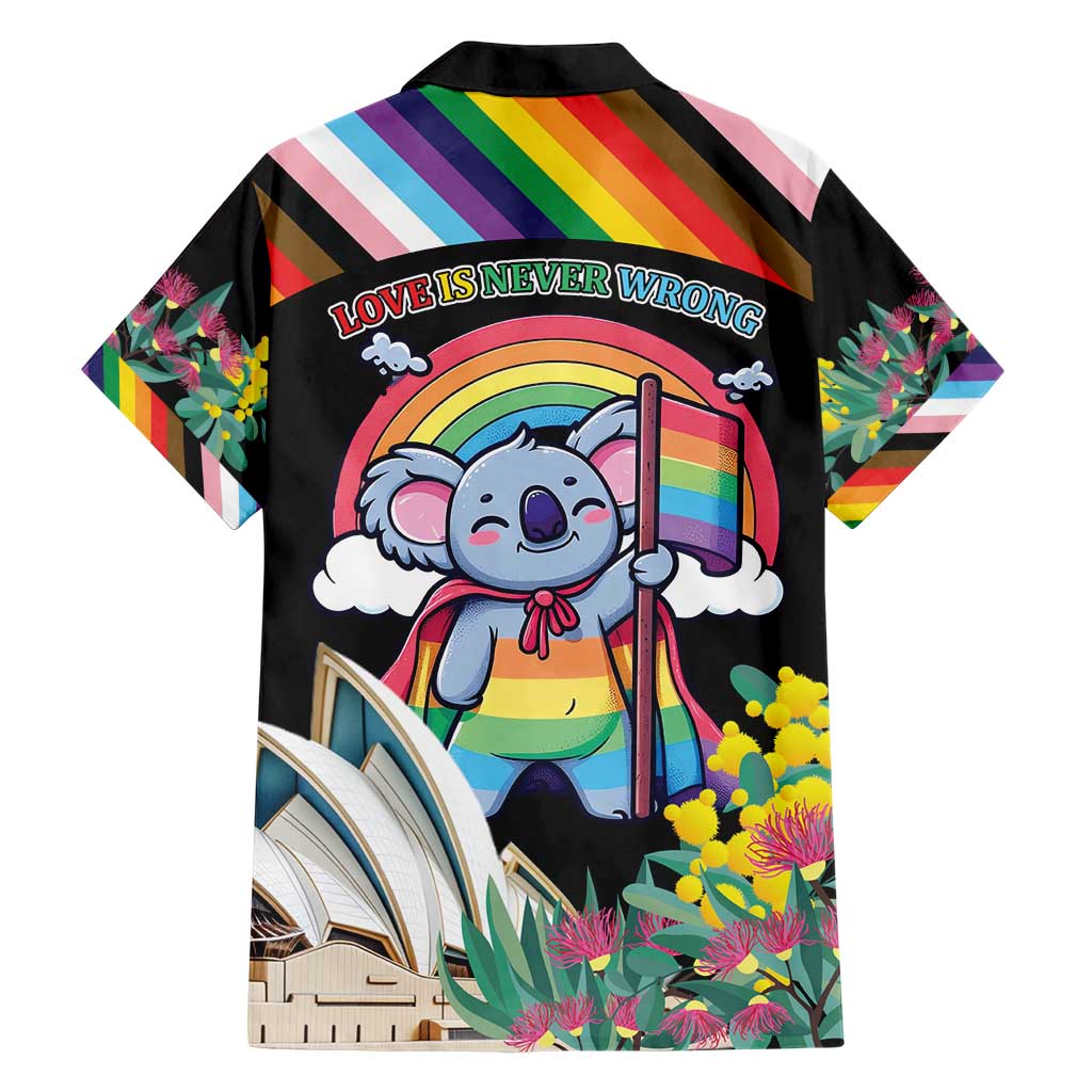 Aussia Pride Month Rainbow Koala Hawaiian Shirt
