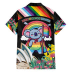 Aussia Pride Month Rainbow Koala Hawaiian Shirt