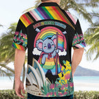 Aussia Pride Month Rainbow Koala Hawaiian Shirt