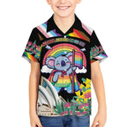 Aussia Pride Month Rainbow Koala Hawaiian Shirt