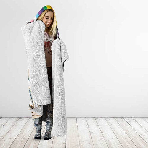 Aussia Pride Month Rainbow Koala Hooded Blanket