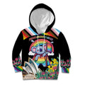 Aussia Pride Month Rainbow Koala Kid Hoodie