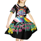 Aussia Pride Month Rainbow Koala Kid Short Sleeve Dress