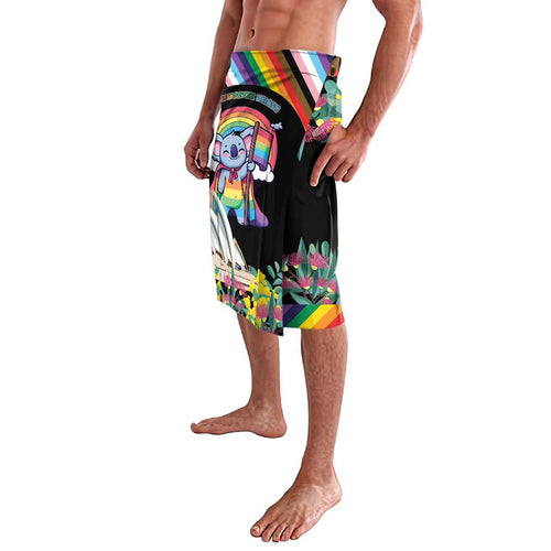 Aussia Pride Month Rainbow Koala Lavalava