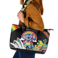 Aussia Pride Month Rainbow Koala Leather Tote Bag