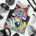 Aussia Pride Month Rainbow Koala Men Tank Top