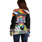 Aussia Pride Month Rainbow Koala Off Shoulder Sweater