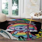 Aussia Pride Month Rainbow Koala Round Carpet