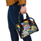 Aussia Pride Month Rainbow Koala Shoulder Handbag