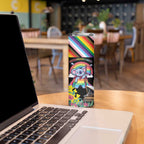 Aussia Pride Month Rainbow Koala Skinny Tumbler