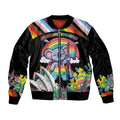 Aussia Pride Month Rainbow Koala Sleeve Zip Bomber Jacket