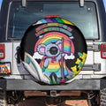 Aussia Pride Month Rainbow Koala Spare Tire Cover
