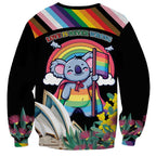 Aussia Pride Month Rainbow Koala Sweatshirt