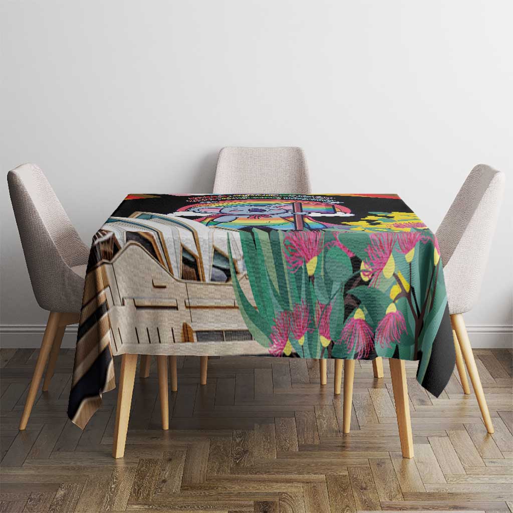 Aussia Pride Month Rainbow Koala Tablecloth